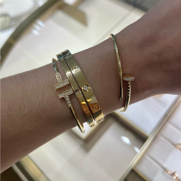 Tiffany T Diamond Wire Bracelet - Picture 8 of 8